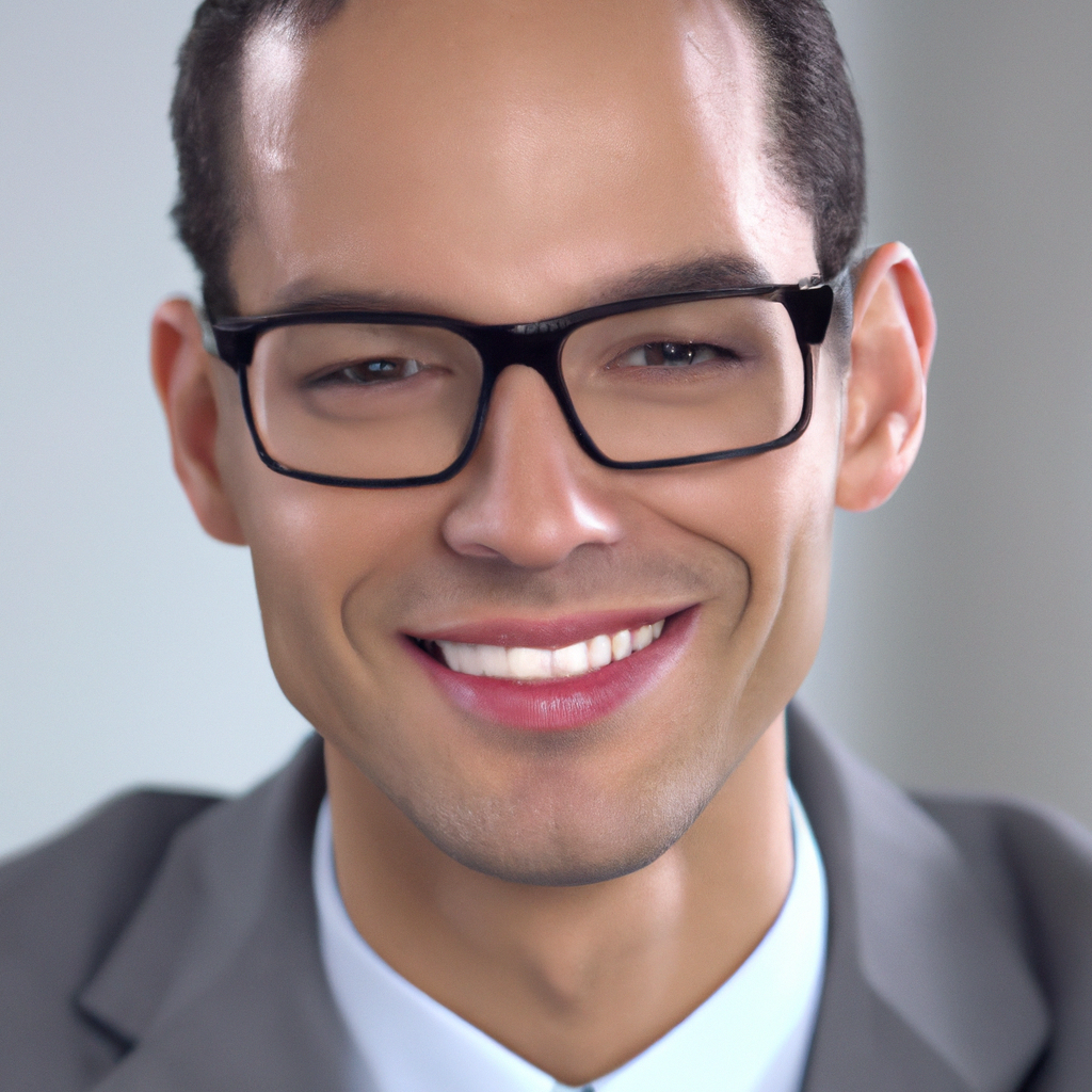Cliente satisfeito - empresário brasileiro sorrindo